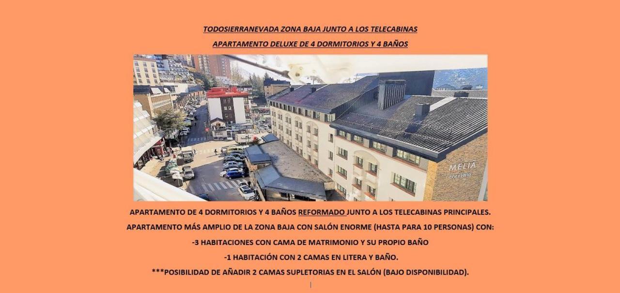 Todosierranevada Zona Baja - Apartamentos De 4 Dormitorios - Junto A Los Telecabinas Sierra Nevada Extérieur photo
